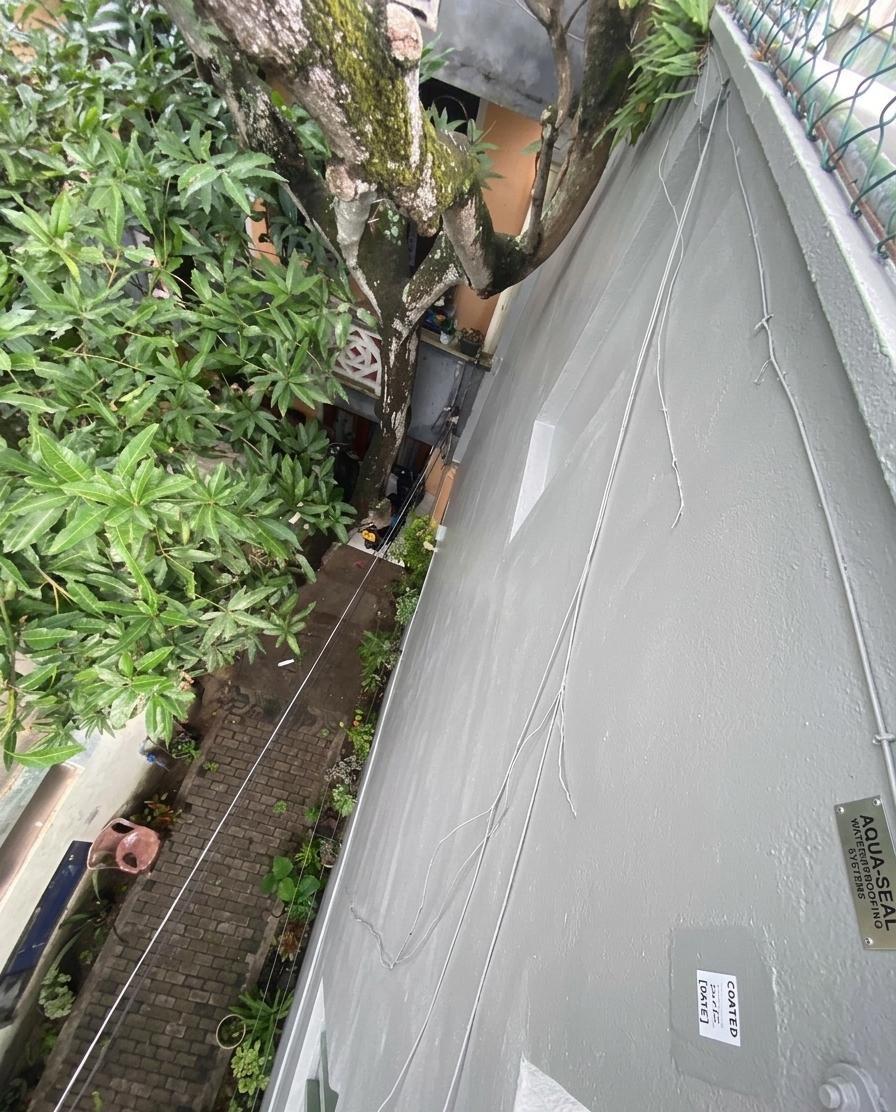 After HTR waterproofing treatment